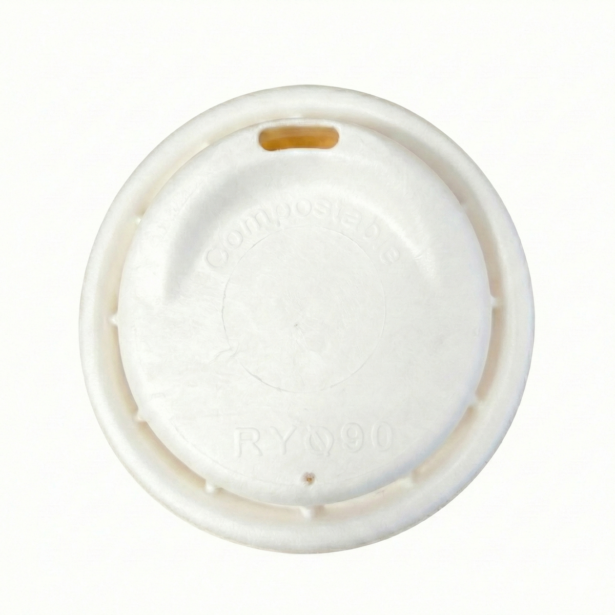 Biodegradable 95% Cornstarch D-90mm Cup Lid