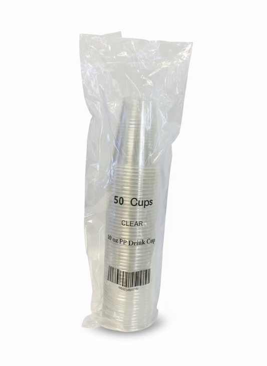 10 oz Clear PP Plastic Cups, Clear Water Cup