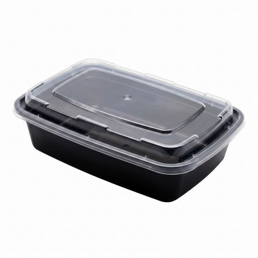 38oz Rectangular PP Container
