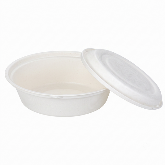 38 oz (1125ml) Bowl Lid, Biodegradable Cornstarch