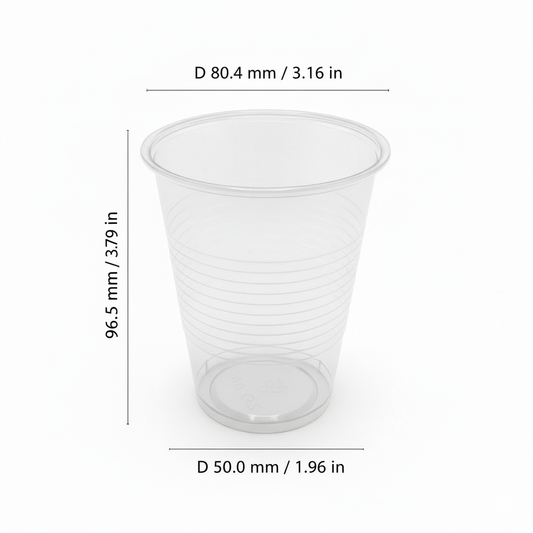 10 oz Clear PP Plastic Cups, Clear Water Cup